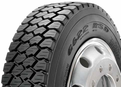 Goodyear,  245/70R19.5,  133L  -  Load Range G -  G622 RSD  -  24570195  -  139913205